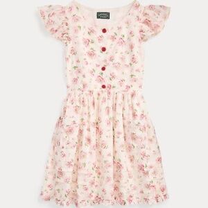 POLO RALPH LAUREN Floral Cotton Dobby Dress